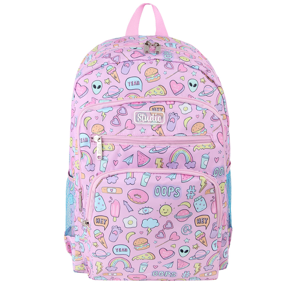 Mochila Studio Infantil Emoji Land 2026