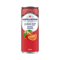 Agua Carbonatada Sanpellegrino Zero Blood Orange Lata 330ml