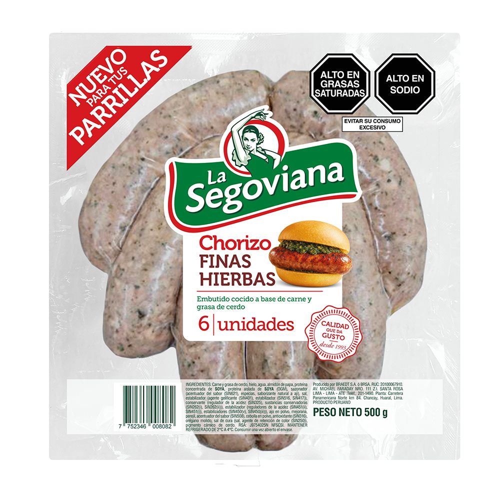 Chorizo Finas Hierbas La Segoviana 6un