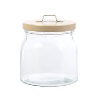 Canister Vidrio Krea Tapa Color S