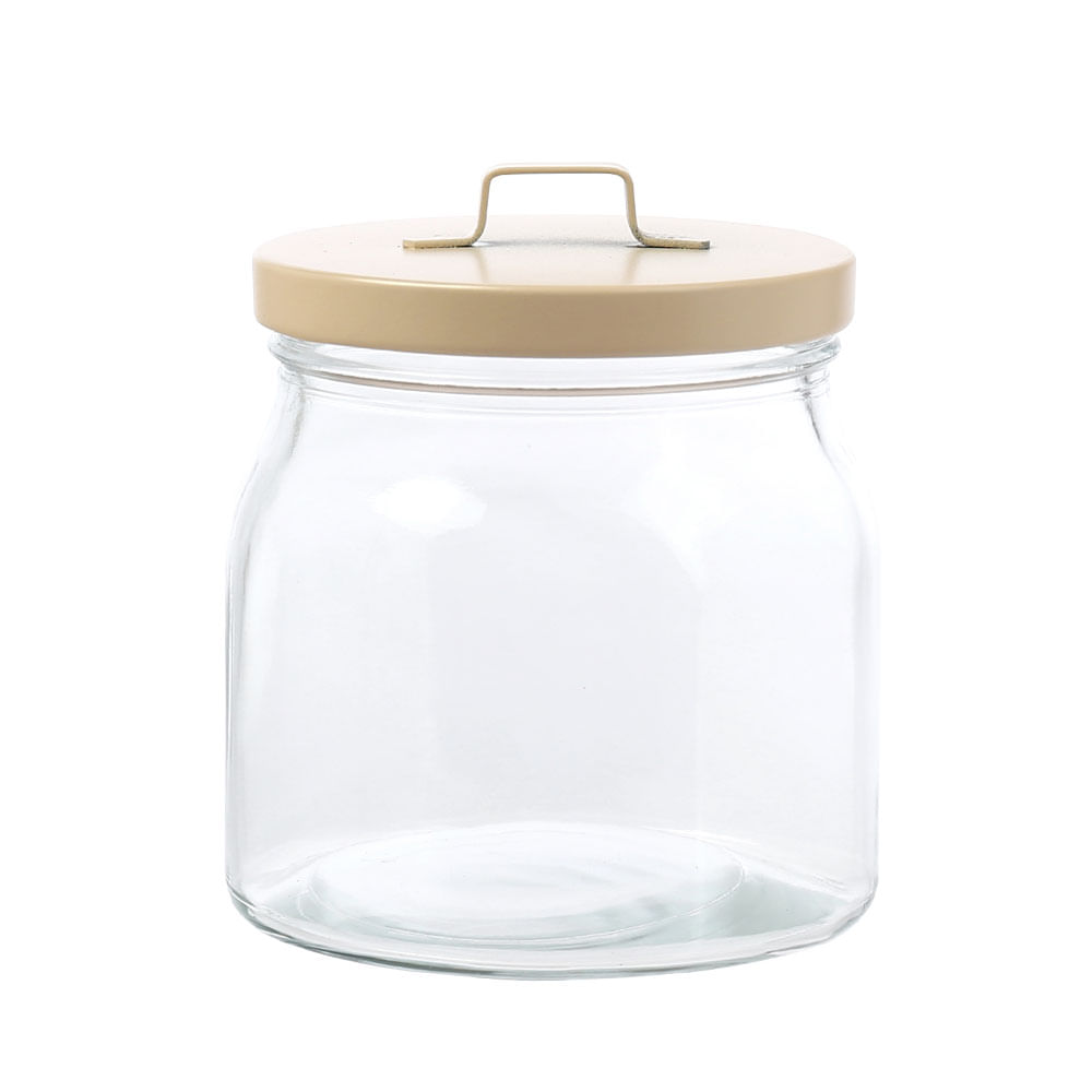 Canister Vidrio Krea Tapa Color S
