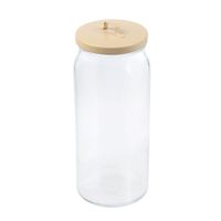 Canister Vidrio Krea Tapa Color L