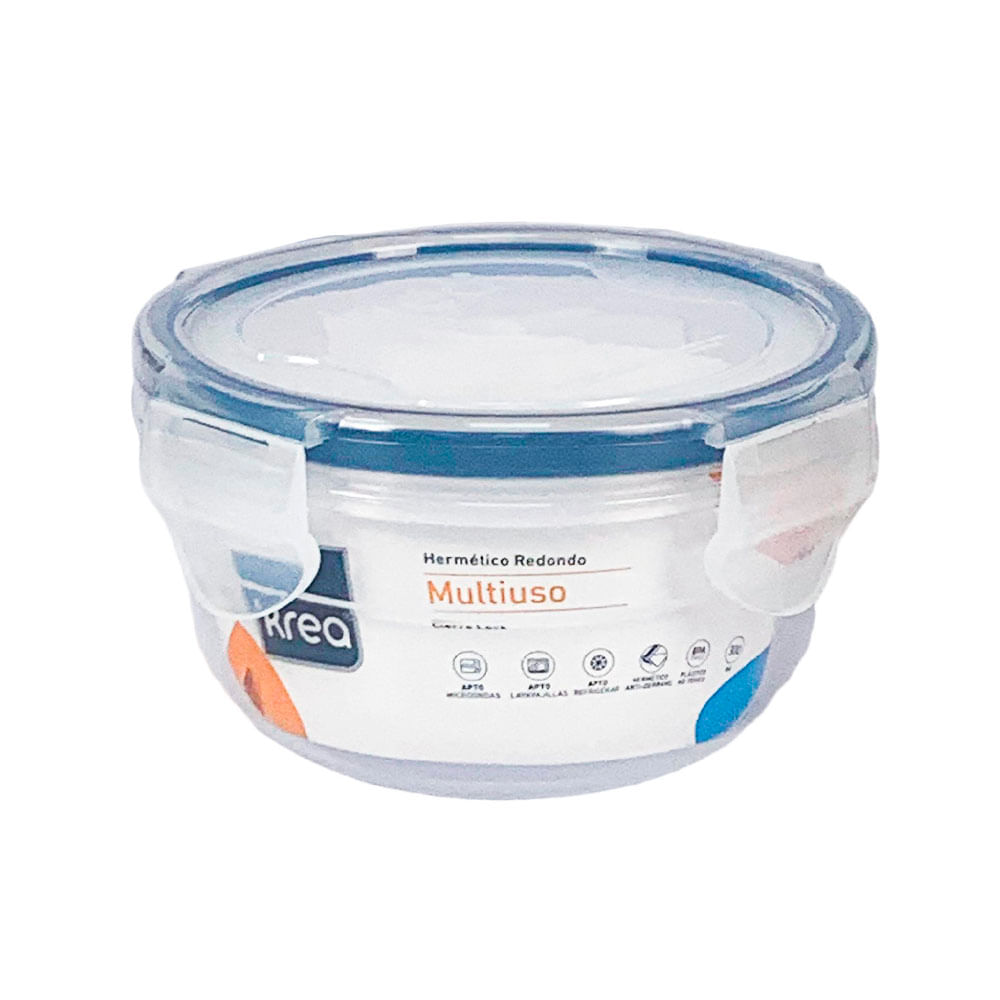 Contenedor Hermético Krea Lock Redondo 0.3L