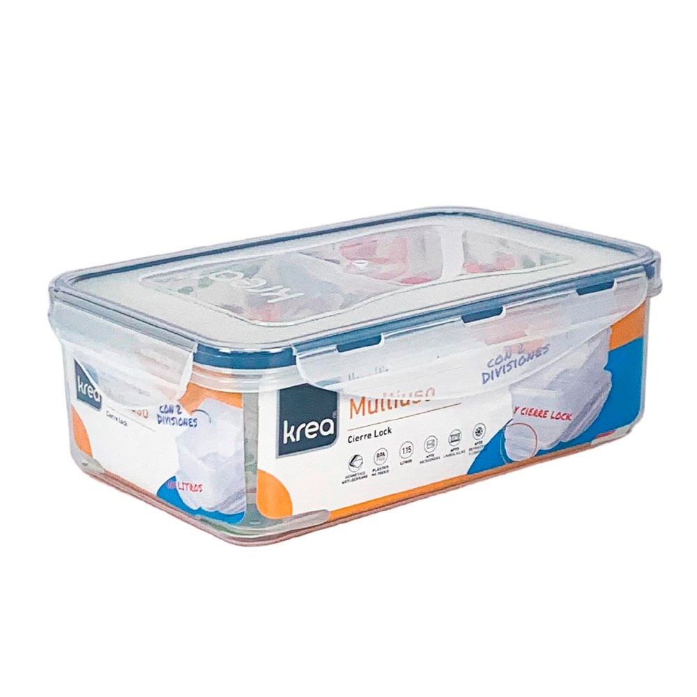 Contenedor Hermético Krea Lock Rectangular