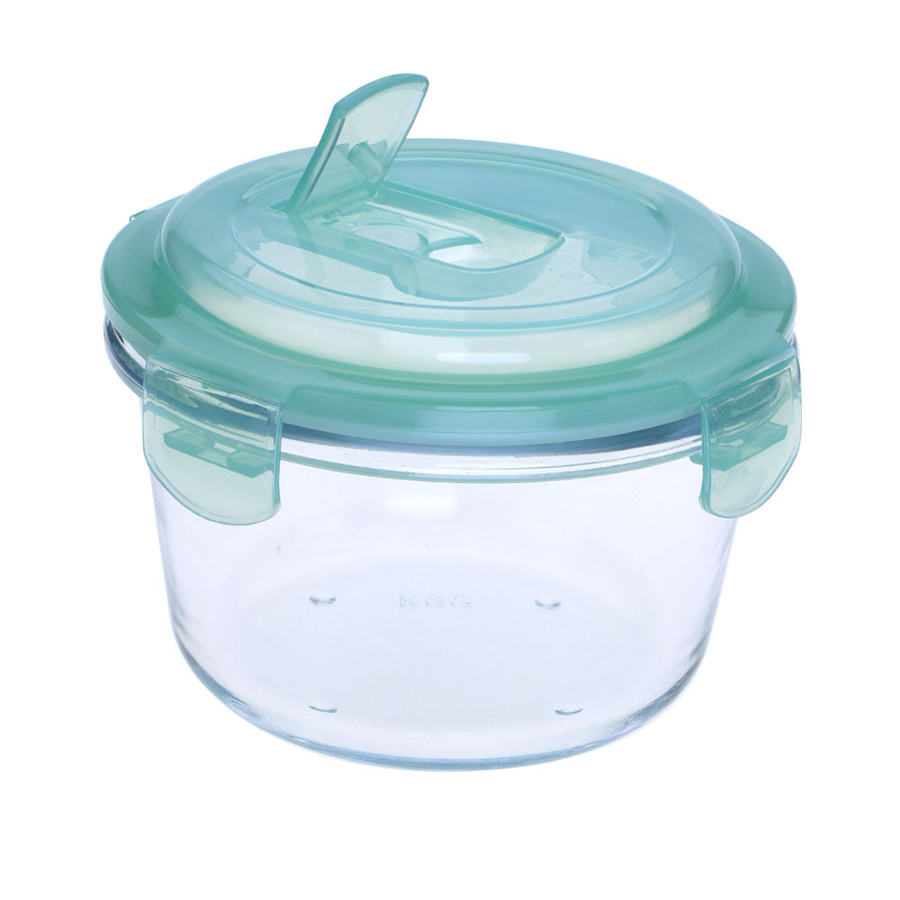Contenedor Hermético Krea Vidrio Redondo 500ml