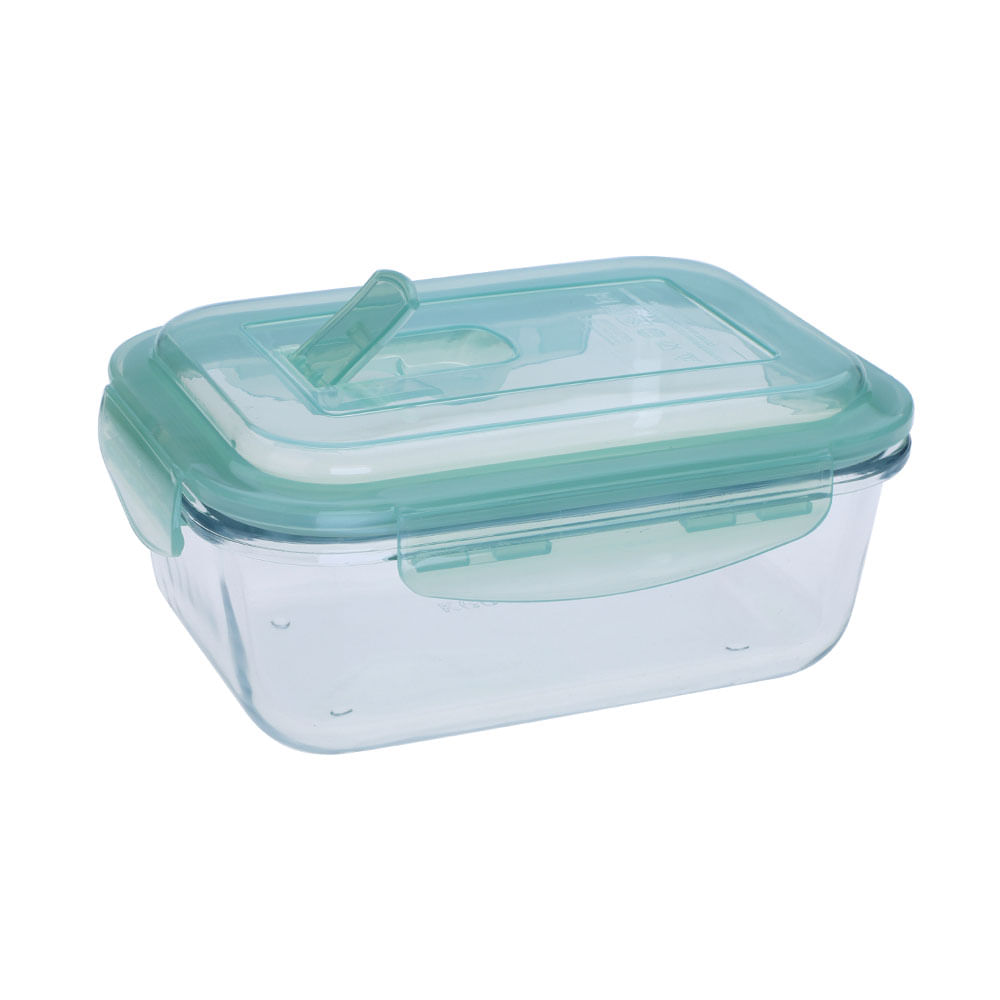 Contenedor Hermético Krea Vidrio Rectangular 730ml
