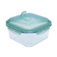 Contenedor Hermético Krea Vidrio Cuadrado 1L