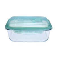 Contenedor Hermético Krea Vidrio Rectangular 1.43L