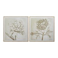 Canvas Krea con Marco 30x30cm Flores