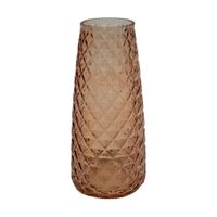 Florero Krea Vidrio Textura 18cm