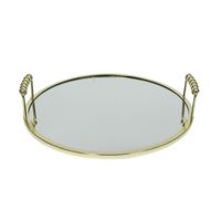 Bandeja Decorativa Krea Redonda 30cm