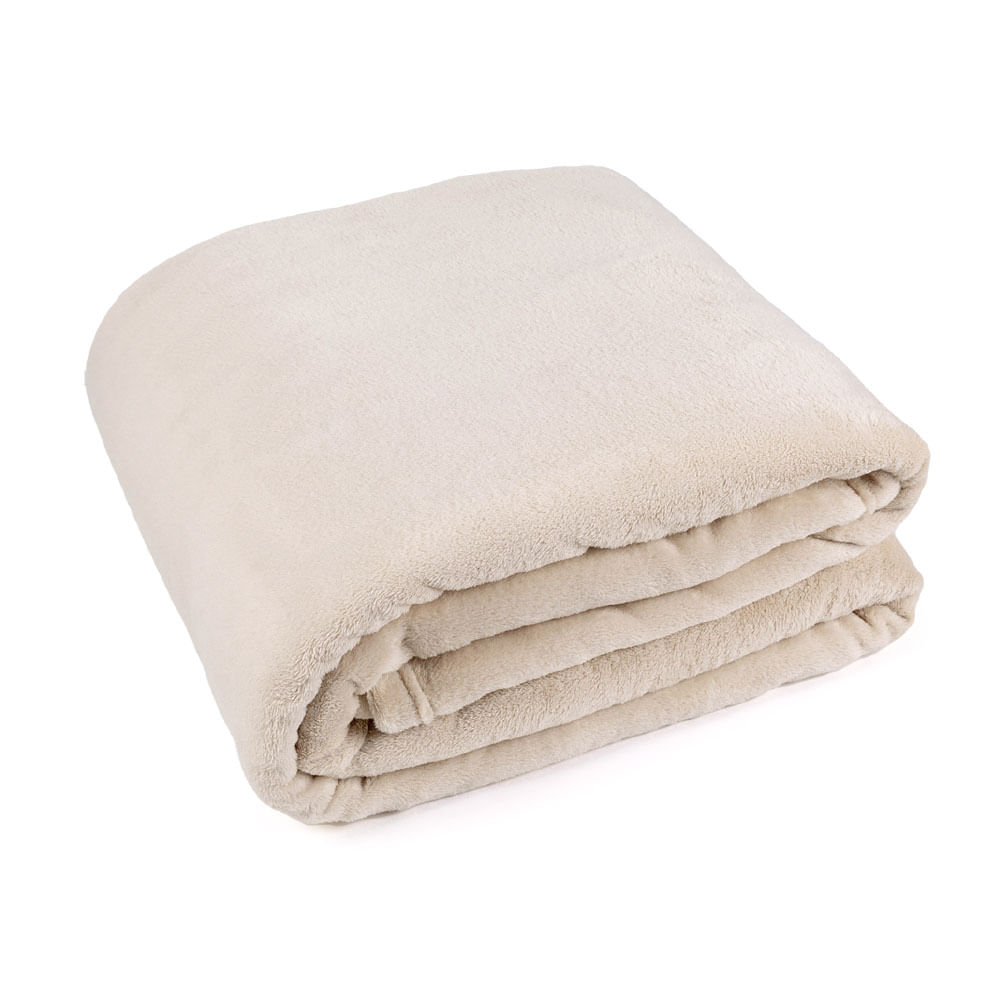 Frazada Coral Krea 2 Plazas Gris