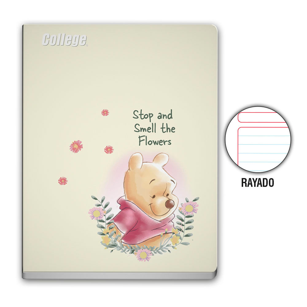 Cuaderno de Luxe Clasicos Disney College 80 Hojas