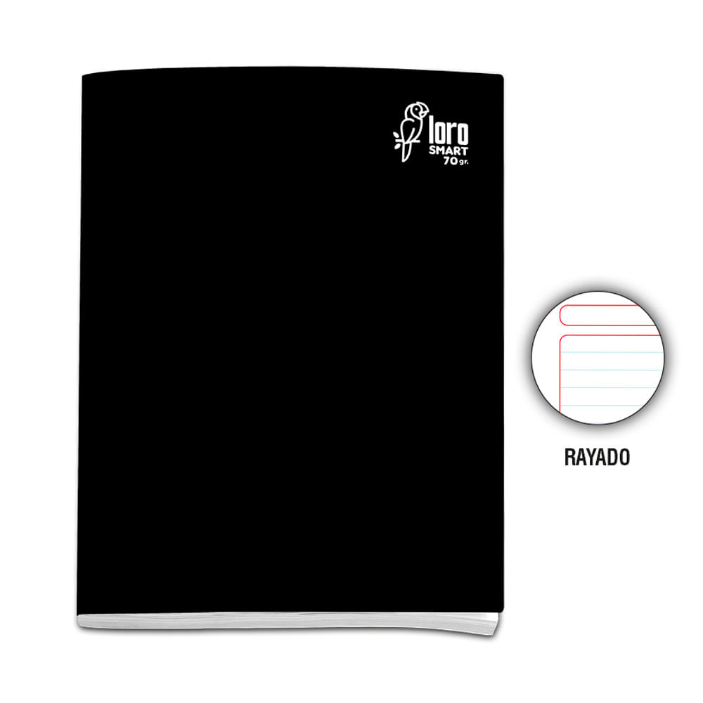Cuaderno Grap Loro Rayado Sol 88 Hojas