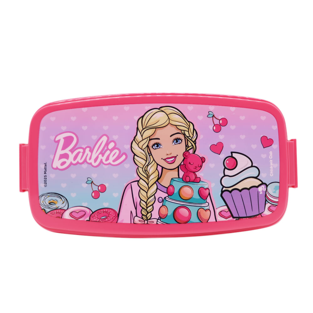 Tupper Barbie Dos Niveles 510ml