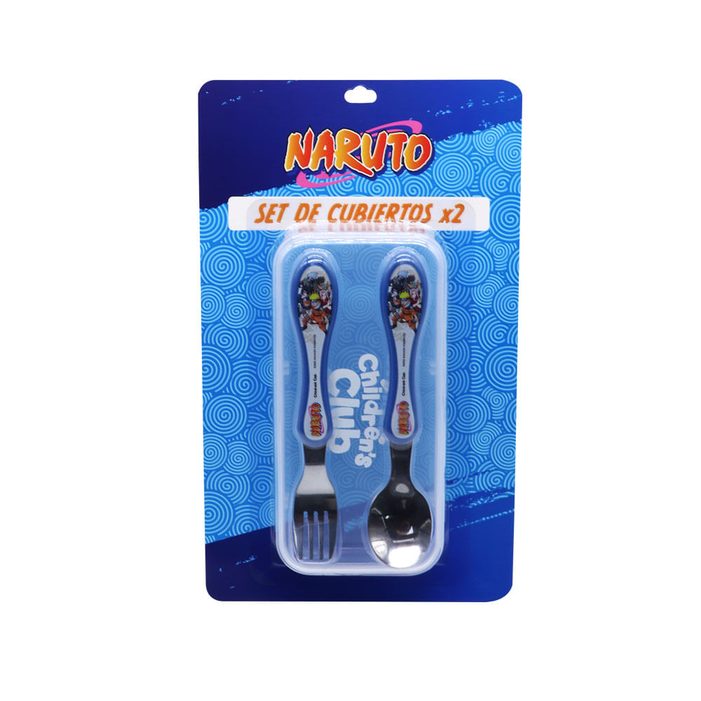 Set de Cubiertos Naruto