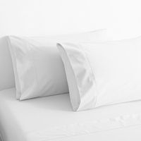 Pack 2 Fundas de Almohadas Krea 144H 50x70cm Blanco