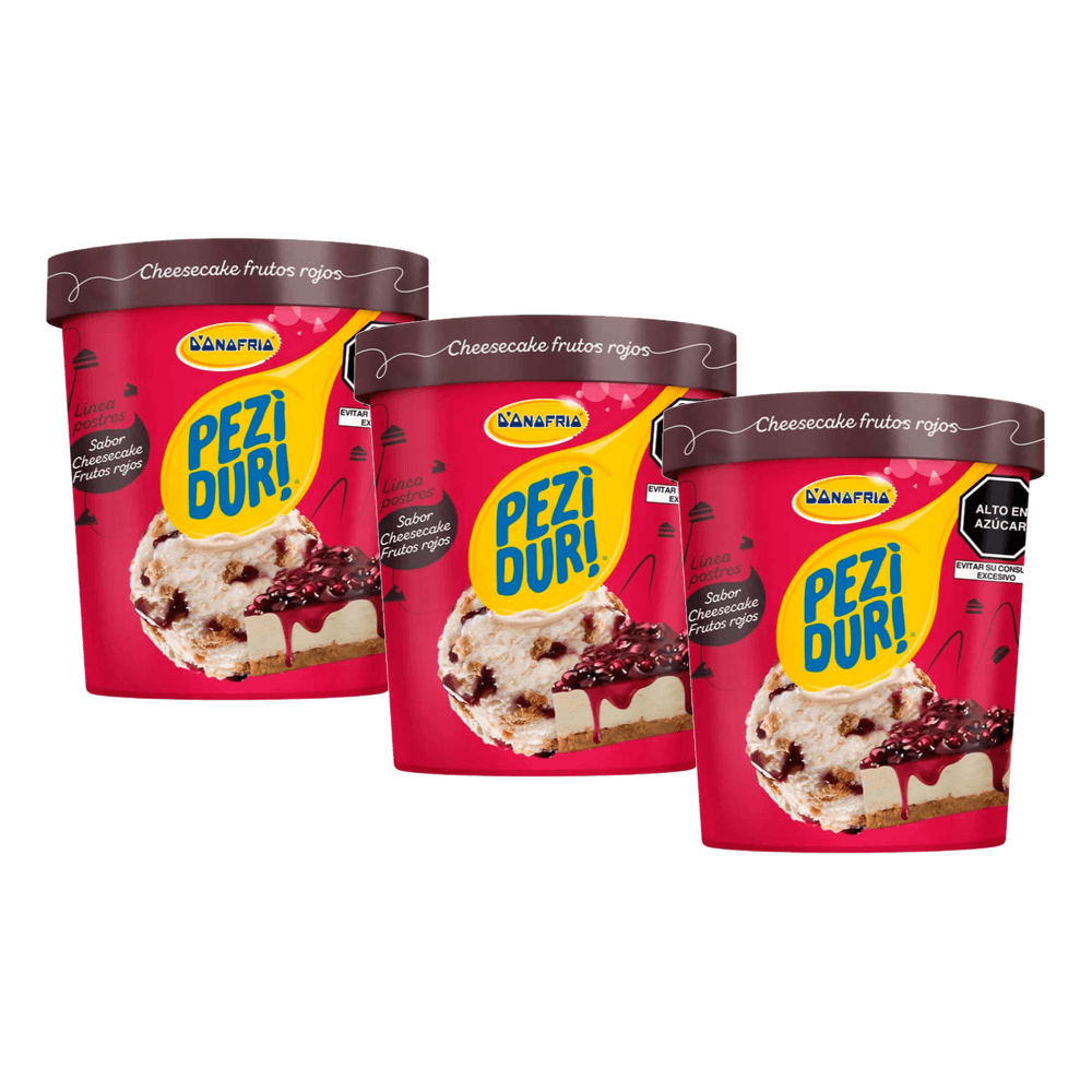 Tripack Helado Peziduri Postres Cheesecake 900ml
