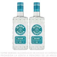 Twopack Tequila Blanco Olmeca Silver Botella 1L