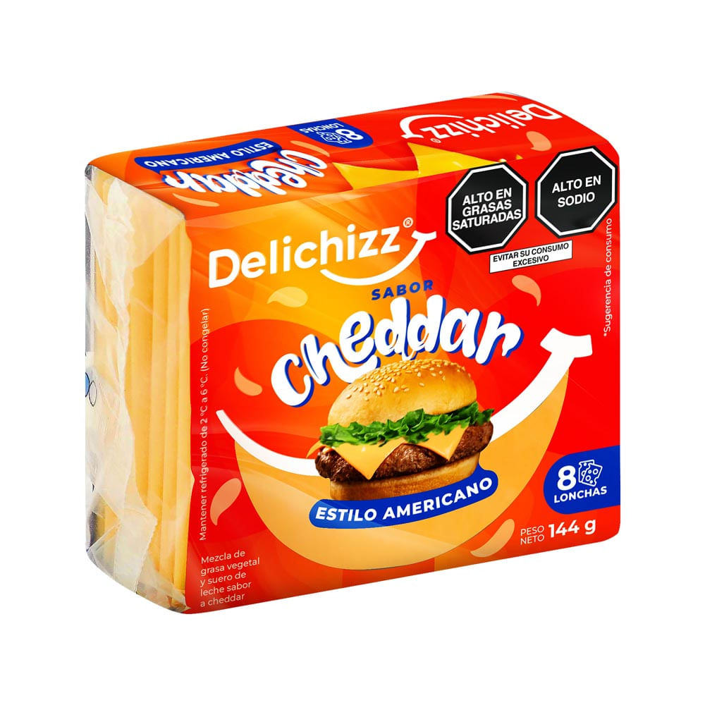 Sabor Cheddar Americano Delichizz 144g