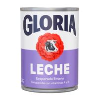 Leche Evaporada Entera Gloria Lata 390g