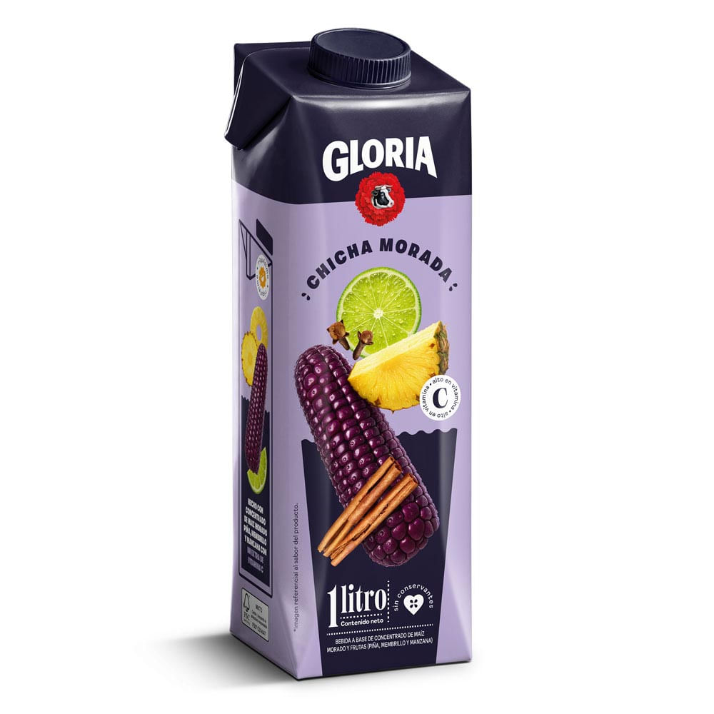 Chicha Morada Gloria Caja 1L