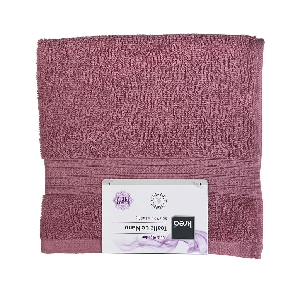 Toalla de Mano Krea 50x70cm 400gsm Rosa