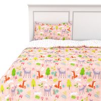Cubrecama Krea Microfibra Print Kids Bosque 1.5 Plaza 180x240cm