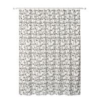 Cortina de Baño Krea Microfibra Rostro