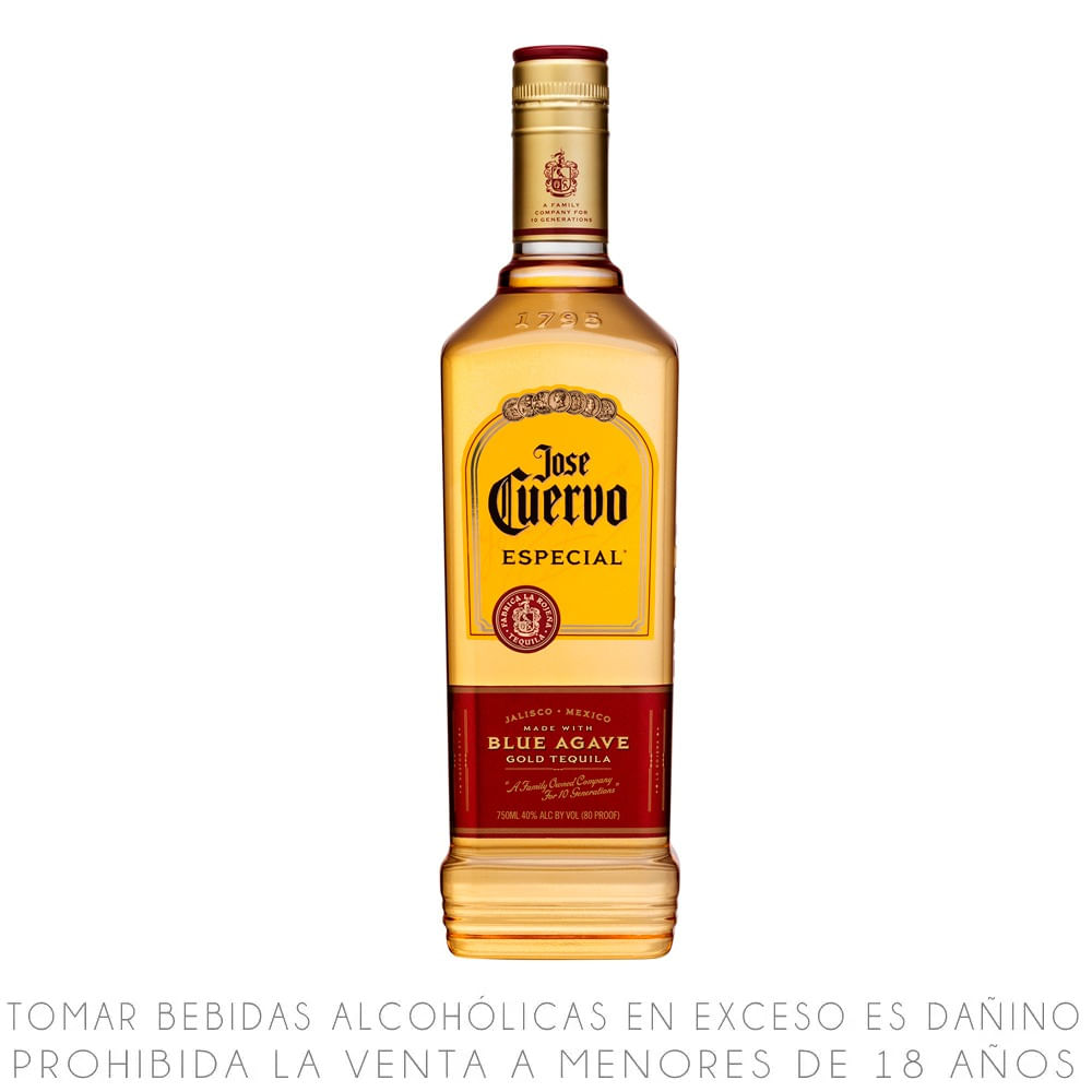 Tequila Reposado José Cuervo Especial Botella 750ml