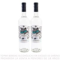 Twopack Pisco Quebranta Hualcará Botella 750ml