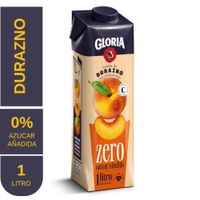 Bebida de Durazno Gloria Zero Caja 1L