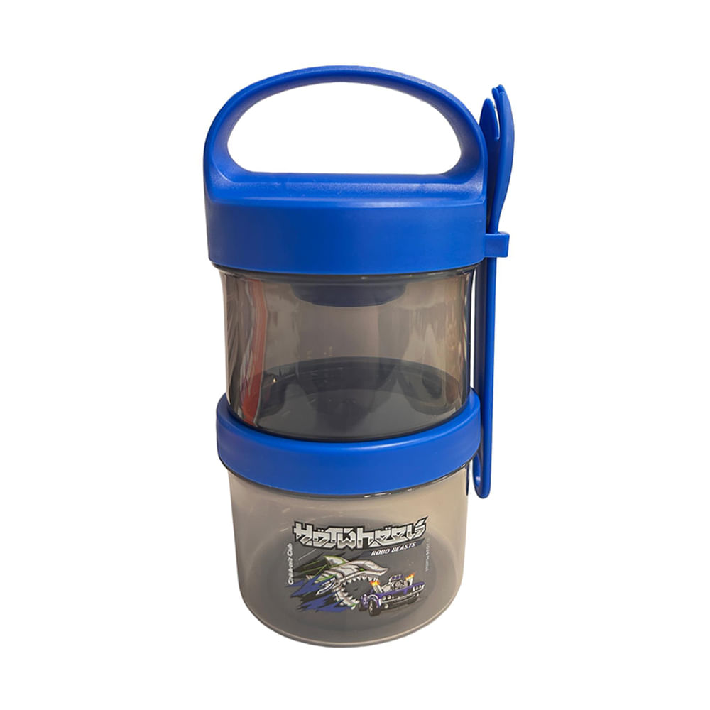 Táper Hermético Hot Wheels Contenedor 720ml