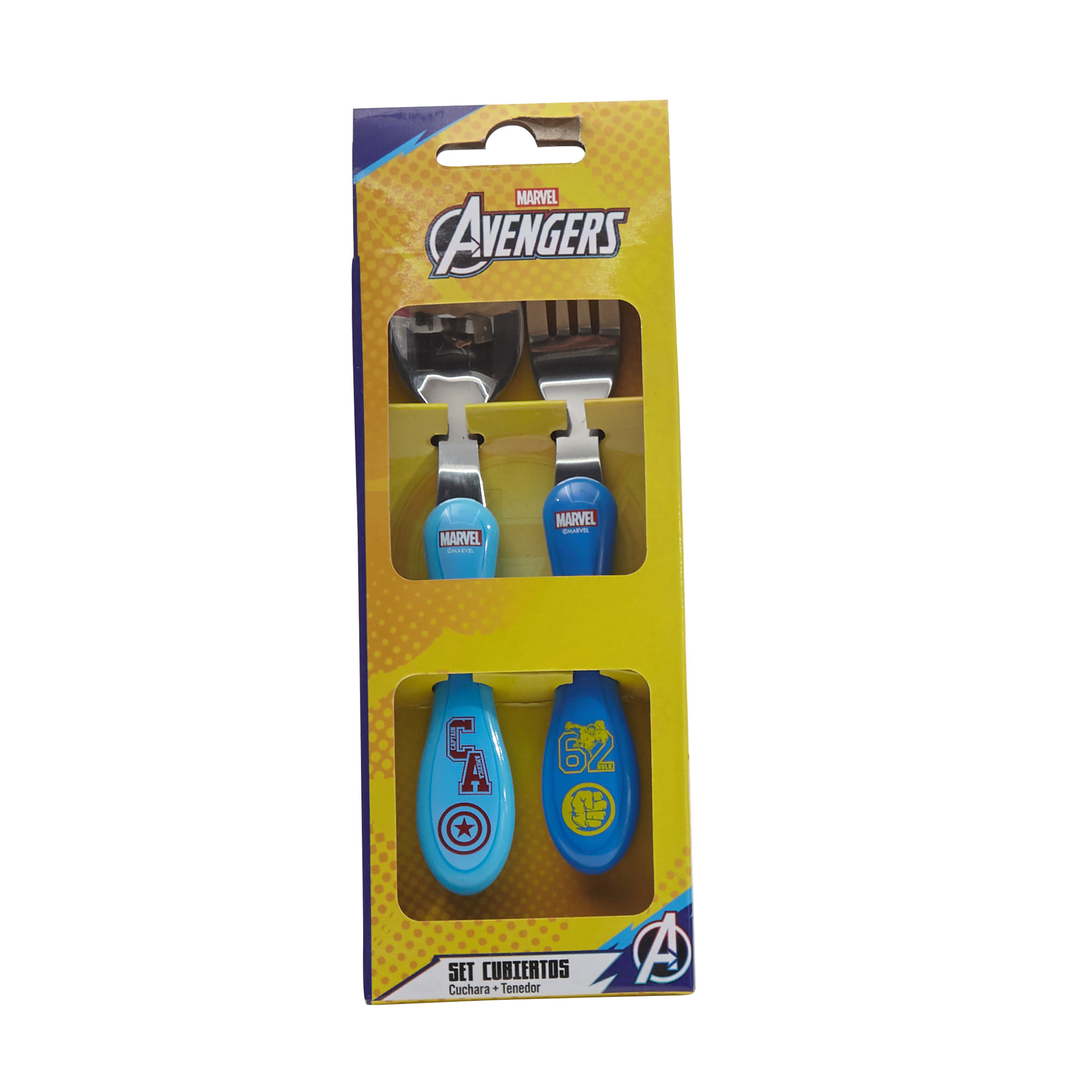 Set Cubiertos de Metal Avengers