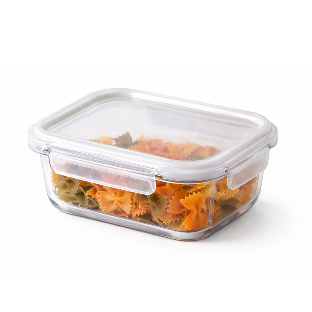 Envase Hermético Vidrio Locknlock Rectangular 640ml