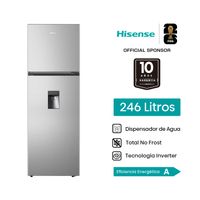 Refrigeradora Top Mount Rt319Wl6B Hisense 246L