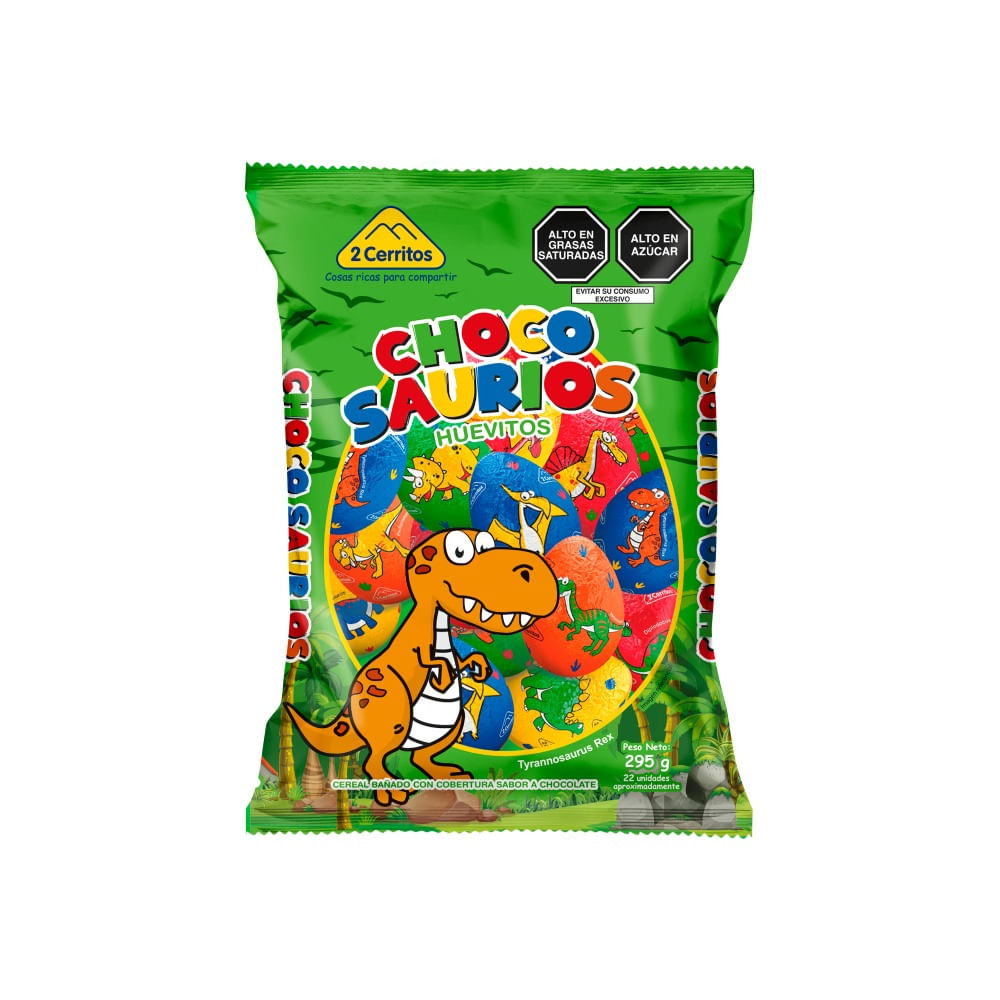 Huevitos Choco Saurios 2 Cerritos 295g