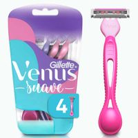 Máquina de Afeitar Desechable Gillette Venus Suave 4un