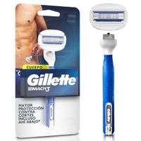 Máquina de Afeitar Gillette Mach3 Cuerpo + Repuesto
