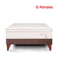 Cama Europea Royal Prince Firme King Chocolate