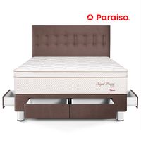 Dormitorio Royal Prince Firme con Cajones King Chocolate