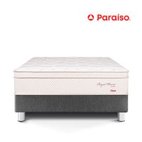 Cama Royal Prince Firme 1.5 Plazas Gris