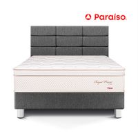 Dormitorio Royal Prince Firme con Blocks 1.5 Plazas Gris