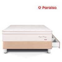 Cama Royal Prince Firme con Cajones 1.5 Plazas Champagne