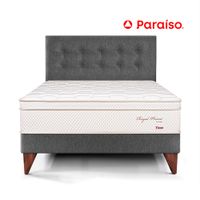 Dormitorio Europeo Royal Prince Firme 2 Plazas Gris