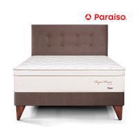 Dormitorio Europeo Royal Prince Firme 1.5 Plazas Chocolate
