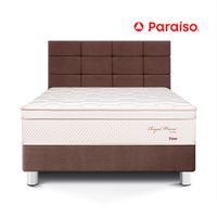 Dormitorio Royal Prince Firme con Blocks 2 Plazas Chocolate