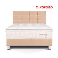 Dormitorio Royal Prince Firme con Blocks 2 Plazas Champagne