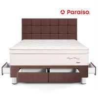 Dormitorio Royal Prince Firme con Cajones con Blocks King Chocolate