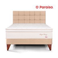 Dormitorio Europeo Royal Prince Firme con Blocks King Champagne